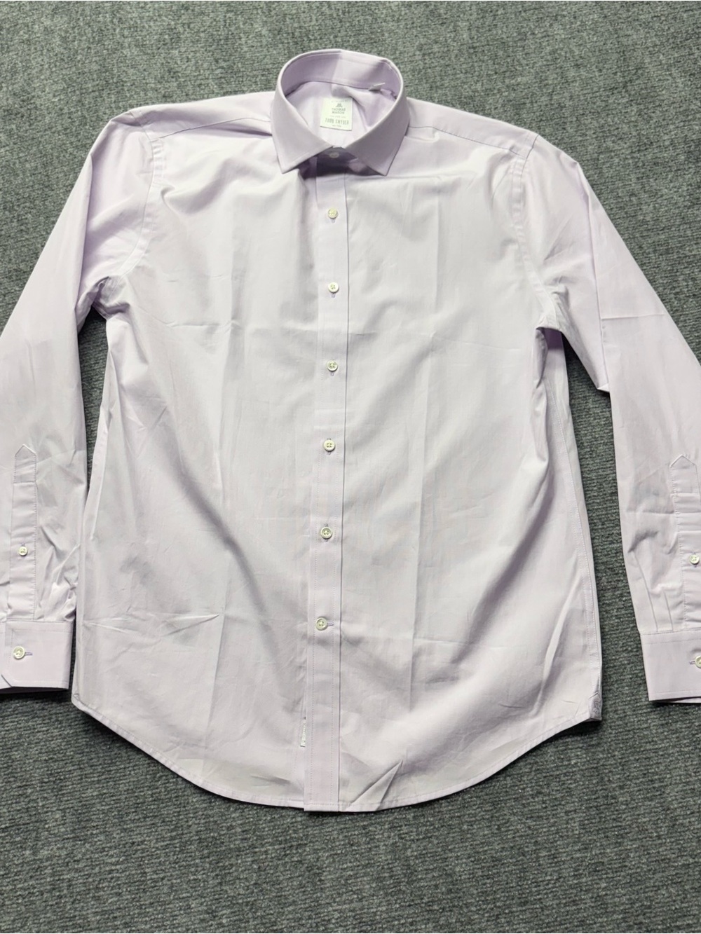 Todd Snyder x Thomas Mason Dress Shirt Mens 15.5 Lavender 100% Cotton NWOT